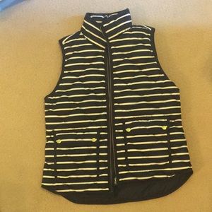 Striped J Crew Vest
